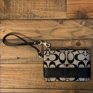 Coach mini wristlet